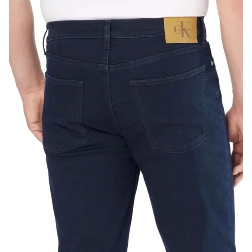 Calvin Klein NWT Men's Classic 5-Pocket Stretch Straight Fit W38xL29 Denim Jean - Picture 4 of 16